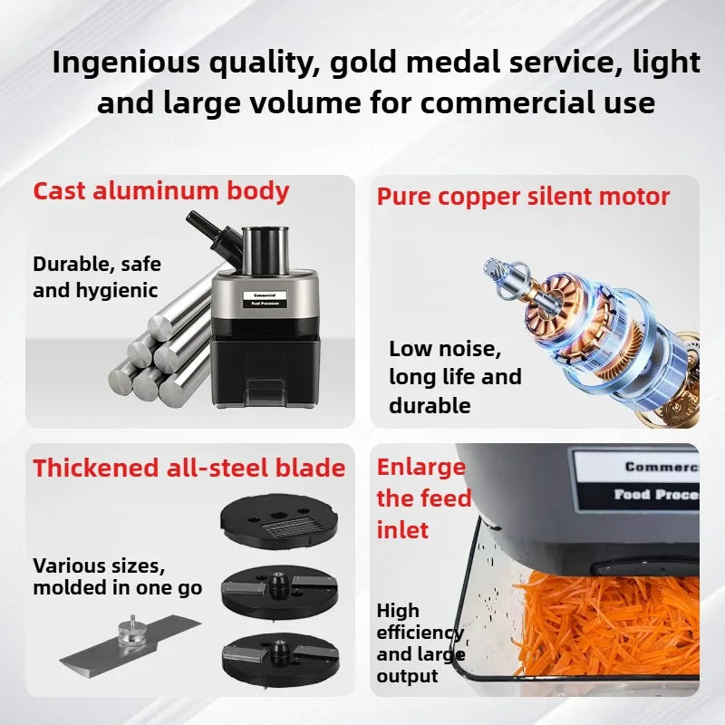 Manufacturer      New Commercial Double Spout Vegetable Cutter 4 in 1 Multifunctional Dicing Shredding Slicing Cutting Strips Vegetables     Kitchen gadgets