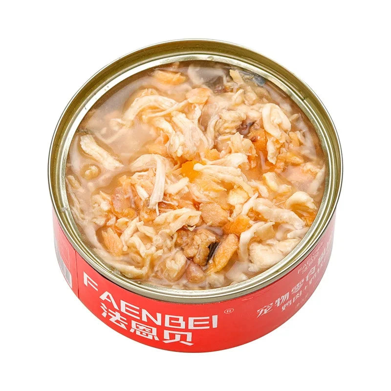 Canned cat white meat snack can cat snacks cat staple food young cat fat 170g cat wet food cat food