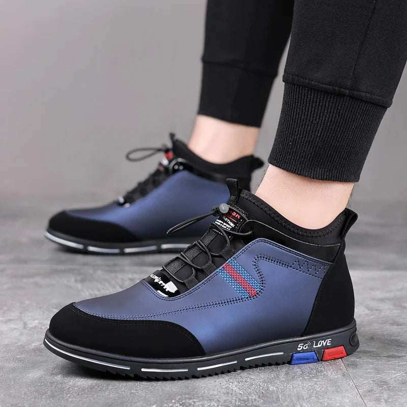 Manufacturer   New Lightweight Winter Flexible Mens Casual Shoes Stable and Balanced Support Sports Shoes Street Anti Slip Walking Shoes    Sneakers