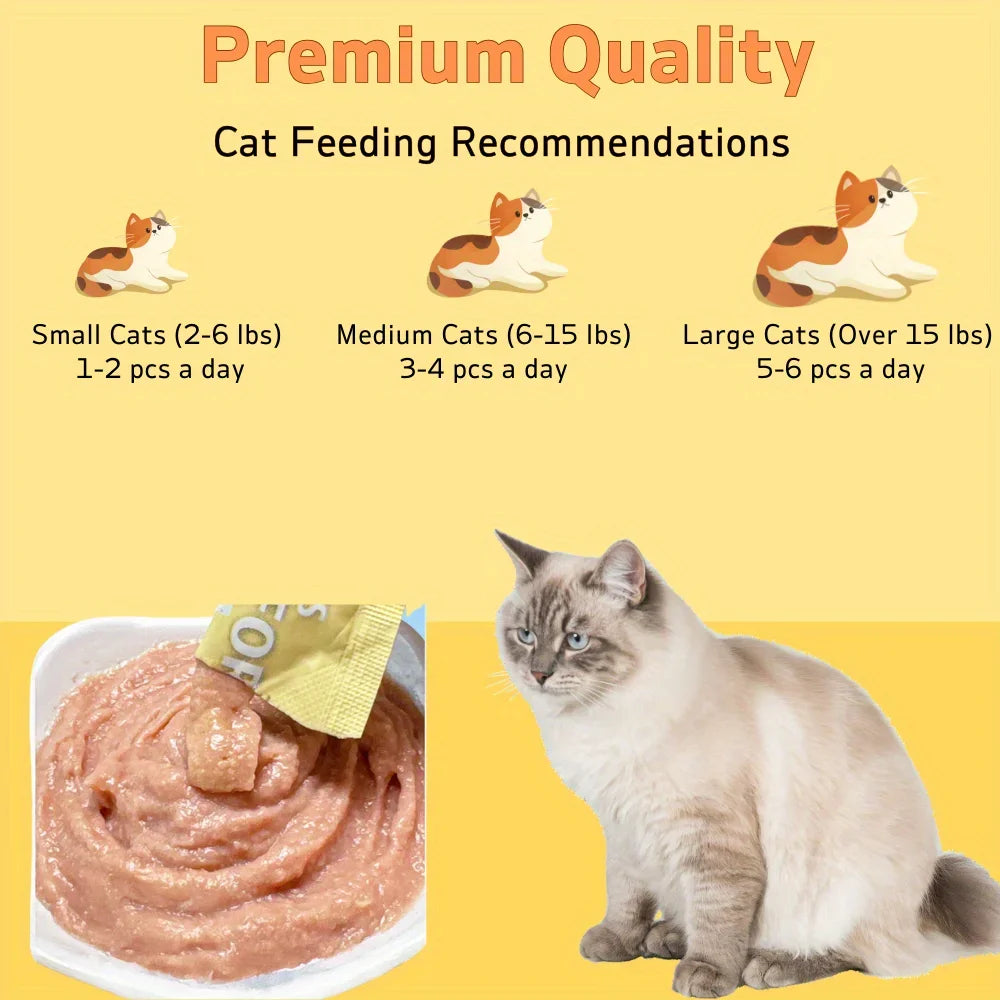 10.58oz(300g) Cat Stick, Chicken Flavor, Skipjack & Rabbit Flavor, Tunna & Fish Seed Flavor, Salmon & Fish Oil Flavor  cat food