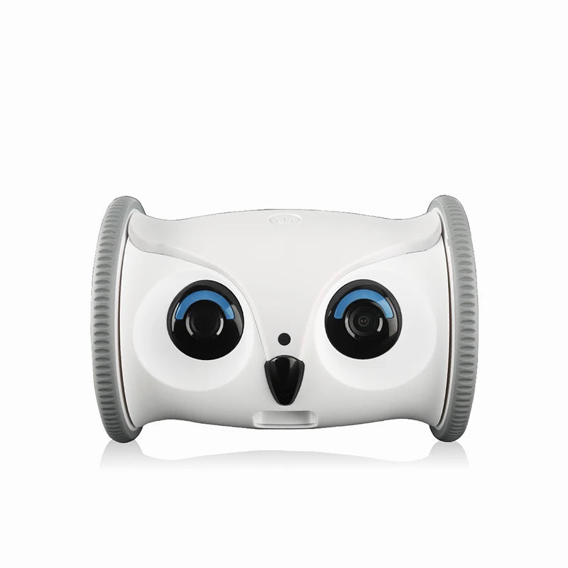 BOOTEELY Upgraded Automatic Smart Pet Toy Interactive Owl Robot Wifi With1080p Hd Video Camera Cat Dog Pet Supplies