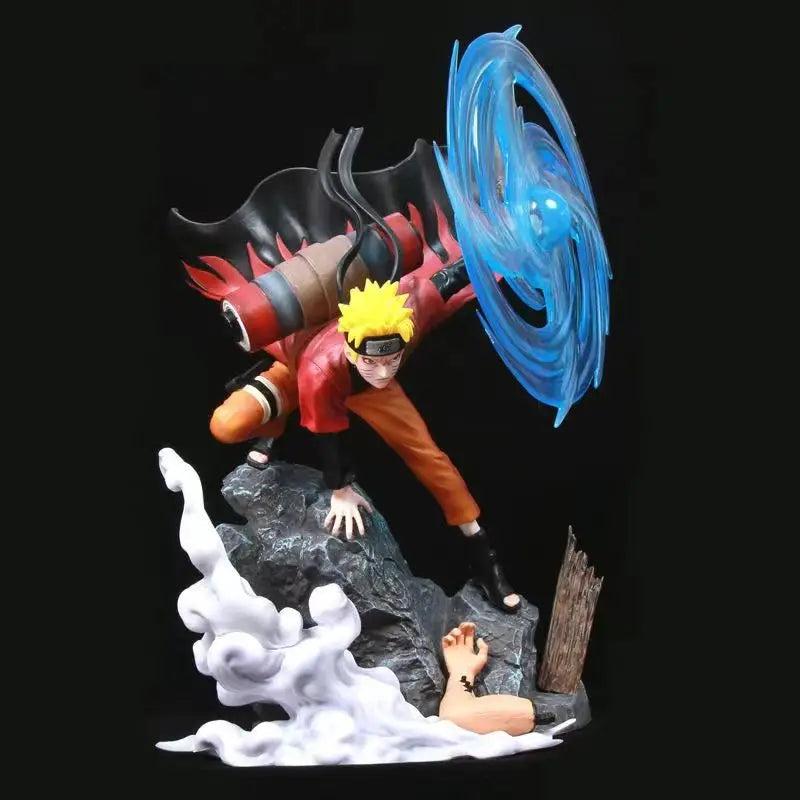 35cm Anime Figure Uzumaki Naruto Skill Release Hyūga Hinata Model Pvc Desktop Ornament Decorations Holiday Gifts Children Toys