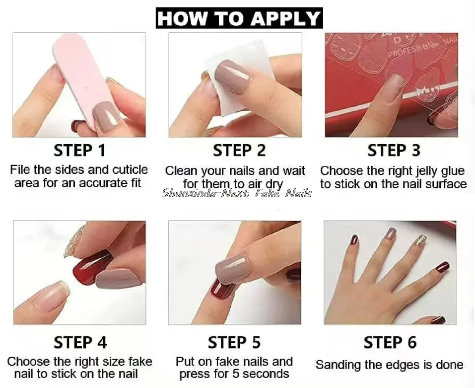 10pcs Handmade Long Fake Nails Pink Nails Cute White Fox Nail Art Press on Nails for Women Daily Wear