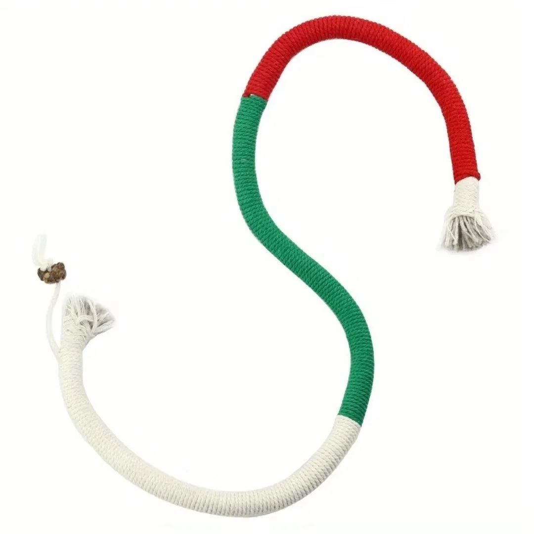 Cotton Cat Chew Toy for Teeth Cleaning, Catnip Rope Toys for Indoor Cats, Interactive Nip Teething Toys for cats