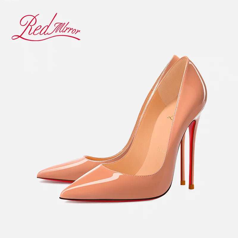 Manufacturer   Shoes For Woman Trend Luxury Red Bottoms High Heels Pointed Toe Stiletto Pumps 12 cm Comfortable Party Dress Wedding Shoes   Pumps