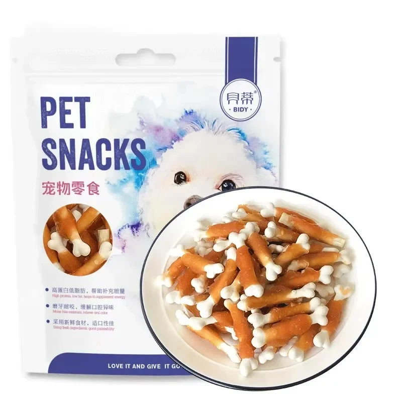 Pet Biscuits Delicious Dog Snacks Milk Chicken Calcium Food Bone Snacks Teething Food Teeth Cleaning Training Reward S ticks dog food