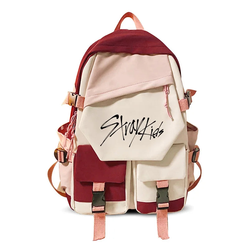 Backpack for Fans Kpop Singer Team Travel Laptop Backpack Bags Bangchan Woojin Lee Know Minho Fans BagLightweight Backpack