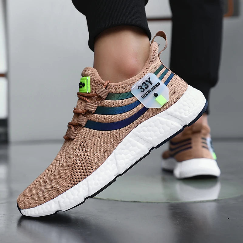 Manufacturer   Men Casual Sneakers Summer Breathable Sport Shoes Lightweight Outdoor Mesh Running Shoes Athletic Jogging Tenis Walking Shoes    Sneakers