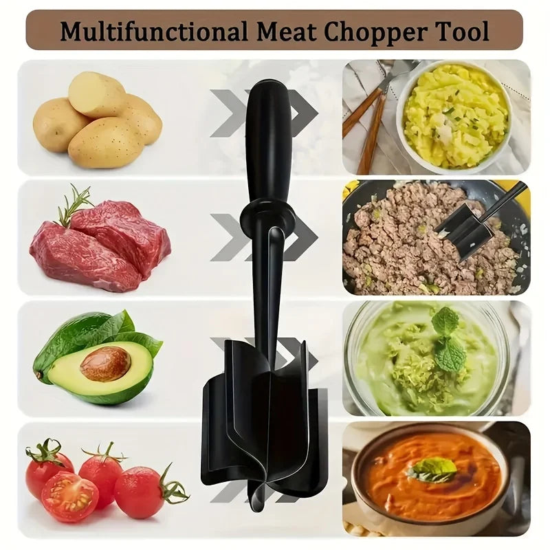 Manufacturer   1pc Handheld Household Kitchen Meat Chopper Mixing Rice Meat Grinder Grinder Meat Masher Kitchen Tool   kitchen gadgets