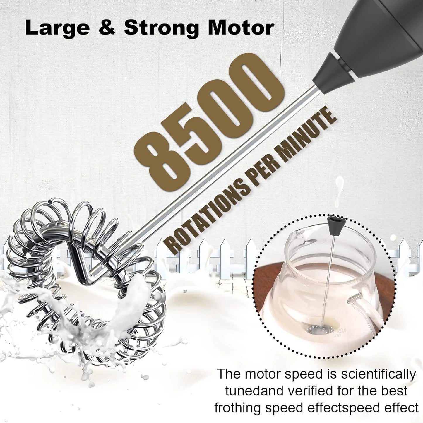 manufacturer  MINI Milk Frother USB Rechargeable 3 Speeds Foam Maker Coffee Whisk Mixer Electric Handle Blender Egg Beater   Kitchen gadgets