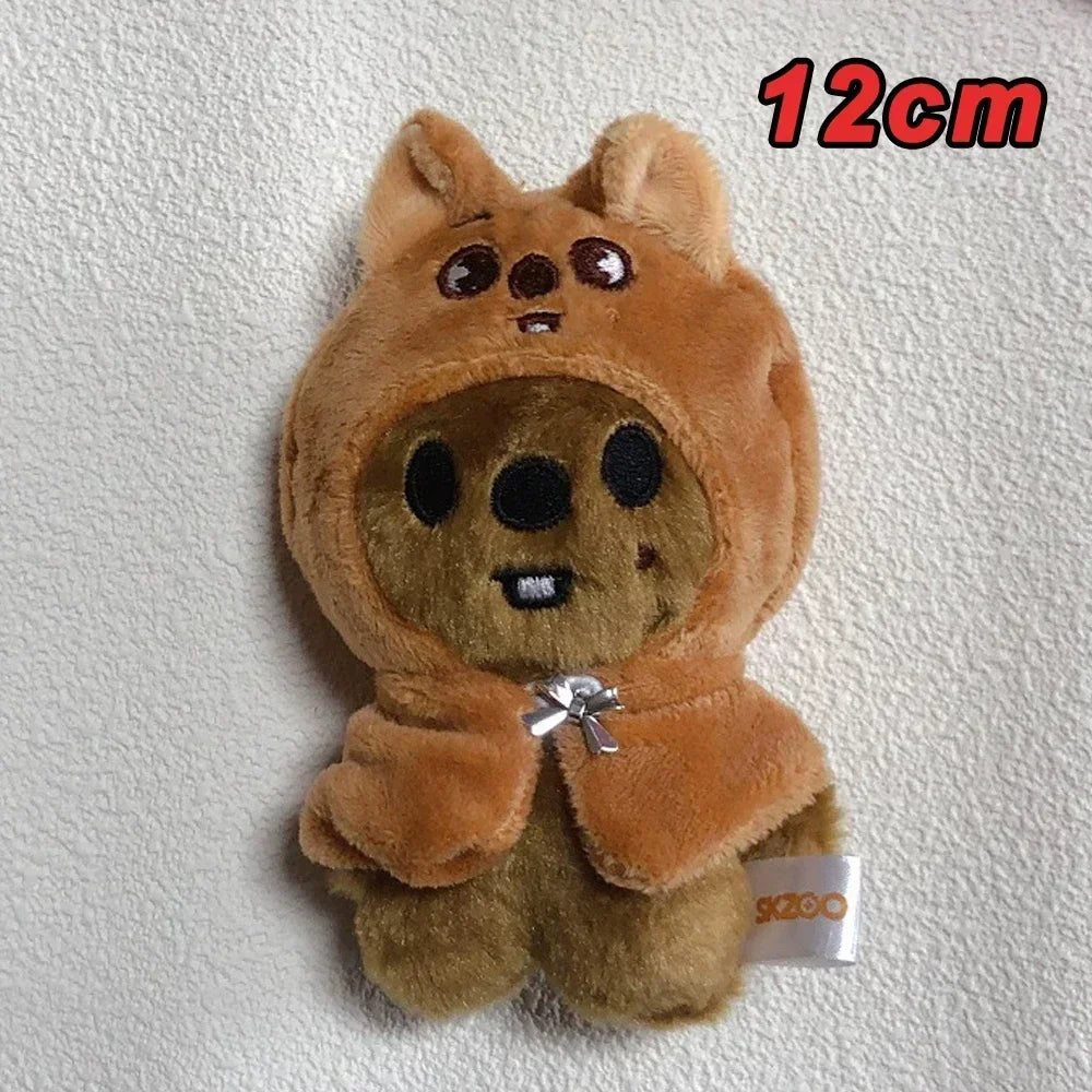 New KPOP Skzoo Plush Keychain Korean Ide Pendant Toy Keychain Fan Collection Giftsol Felix HyunJin Jisung Plush Cartoon
