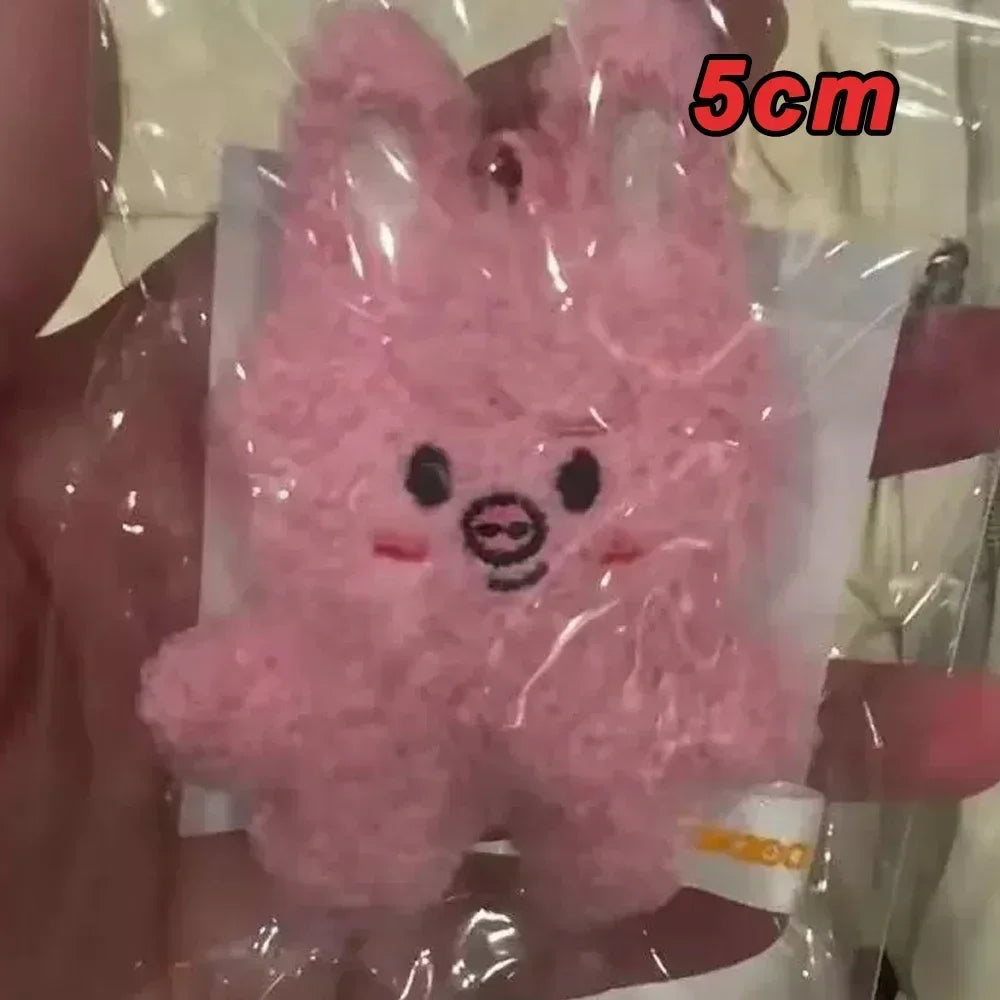 New KPOP Skzoo Plush Keychain Korean Ide Pendant Toy Keychain Fan Collection Giftsol Felix HyunJin Jisung Plush Cartoon