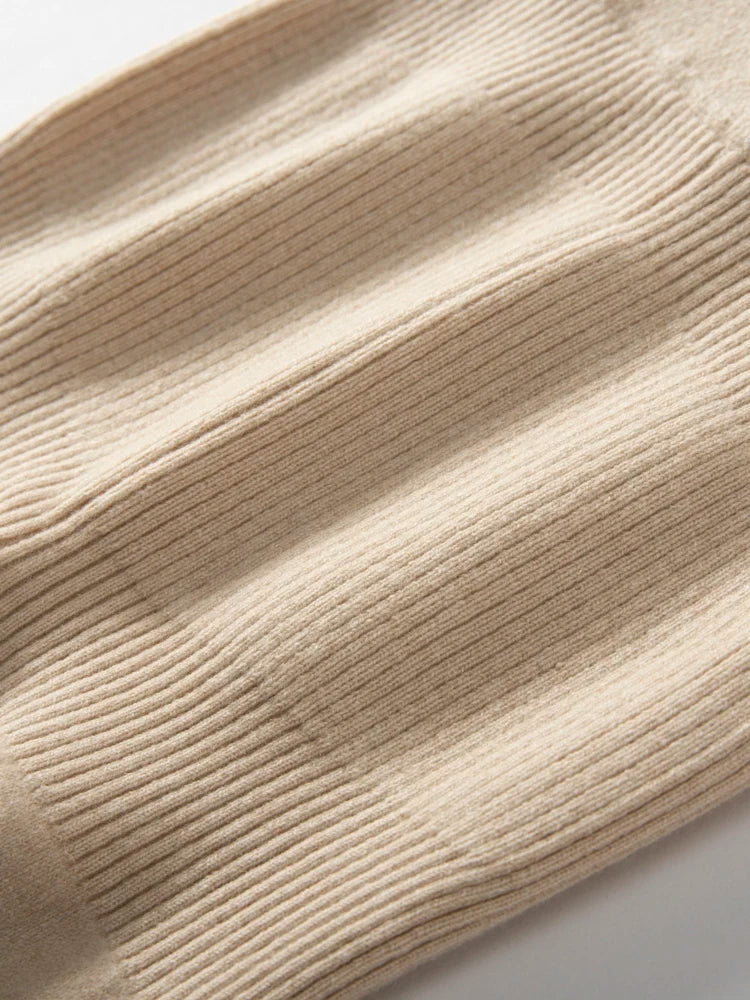 MEETCC Autumn Winter Women 100% Cashmere Legging High Waist Strech Slim Pants Autumn Winter Thick Warm Leggings Skinny Pant