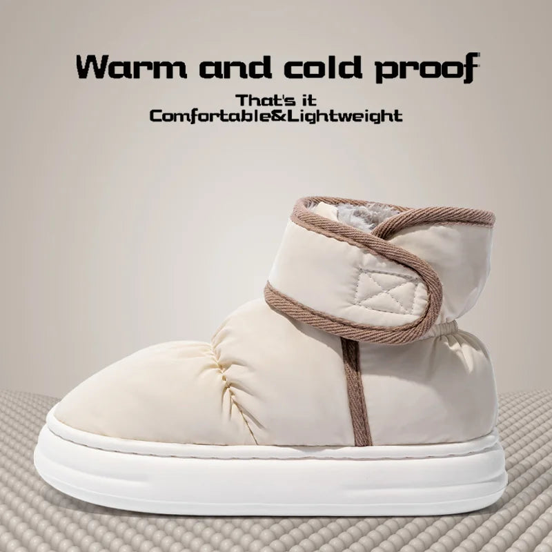 Manufacturer   Snow boots for women, new winter outerwear cotton shoes for men, winter plush anti slip waterproof cotton boots   boots