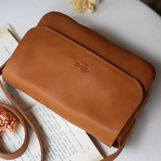 Genuine leather shoulder bag,Cowhide crossbody bag,aesthetic bags,bags for women trend ,Women's bag