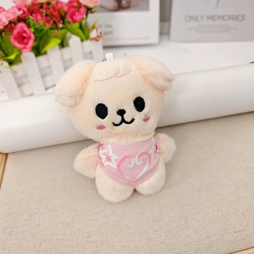 New KPOP Skzoo Plush Keychain Korean Ide Pendant Toy Keychain Fan Collection Giftsol Felix HyunJin Jisung Plush Cartoon