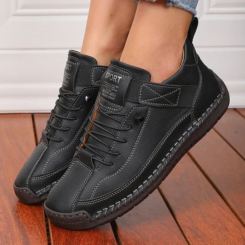 Manufacturer   Women's Boots Mid Top for Summer British Style Retro Anti Slip Workwear Shoes Fashionable Luxurious Design Couple's Loafers   boots