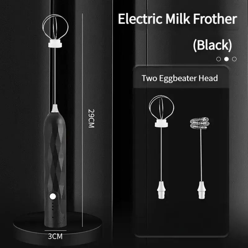 manufacturer  1 PCS Electric Milk Frother Portable Egg Beater USB Rechargeable Handheld Coffee Blender Milk Shaker Mixer Foamer Food Blender   Kitchen gadgets