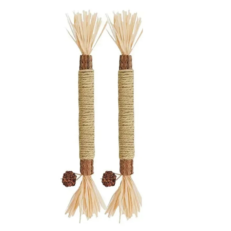 1/2/5/10PCS Pet Toy Natural Matatabi Pet Cat Snacks Stick Cleaning Tooth Catnip Cat Toys Actinidia Silvervine For Cats Accessory  cat toy