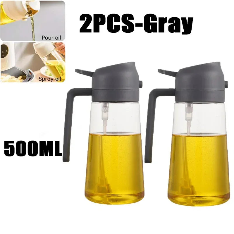 manufacturer  Olive Oil Spray Bottle for Oil Bottle Pouring for Cooking Oil Spices Camping Dispenser with Automatic Lid Spice Shaker   Kitchen gadgets