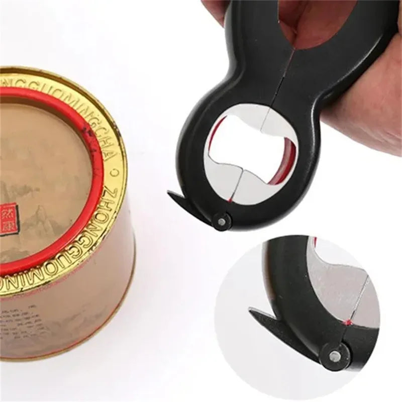 Manufacturer   6 In 1 Bottle Opener Multifunctional Screw Cap Jar Can Openers Lid Grip Opener Home Camping Safety Can Opener Kitchen Gadgets   kitchen gadgets