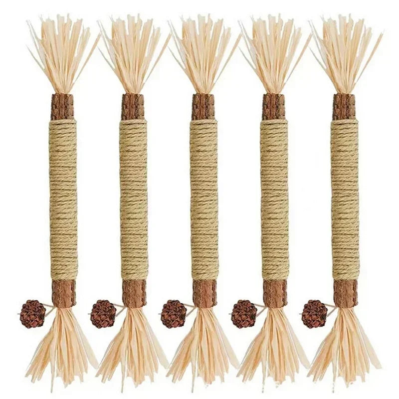 1/2/5/10PCS Pet Toy Natural Matatabi Pet Cat Snacks Stick Cleaning Tooth Catnip Cat Toys Actinidia Silvervine For Cats Accessory  cat toy
