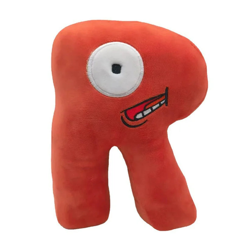 26pcs Alphabet Lore Plush English Letter Stuffed Animal Plushie Doll Toy Gift For Kids Children Educational Christmas Gifts