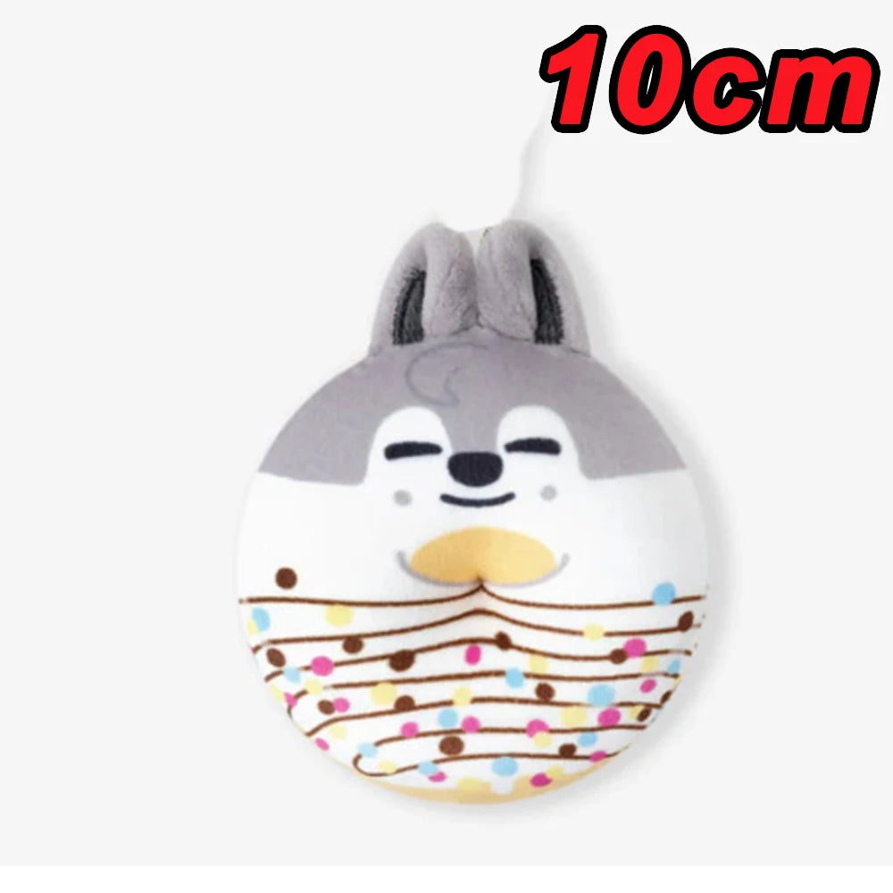 New KPOP Skzoo Plush Keychain Korean Ide Pendant Toy Keychain Fan Collection Giftsol Felix HyunJin Jisung Plush Cartoon