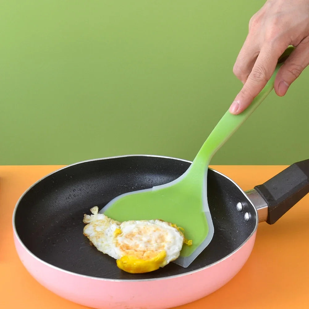 Manufacturer   1PC Silicone Spatula Wide Mouth Non-stick Scraper Steak Beef Egg Cooking Spatula Pancake Baking Tools Kitchen Cooking Shovel   kitchen gadgets