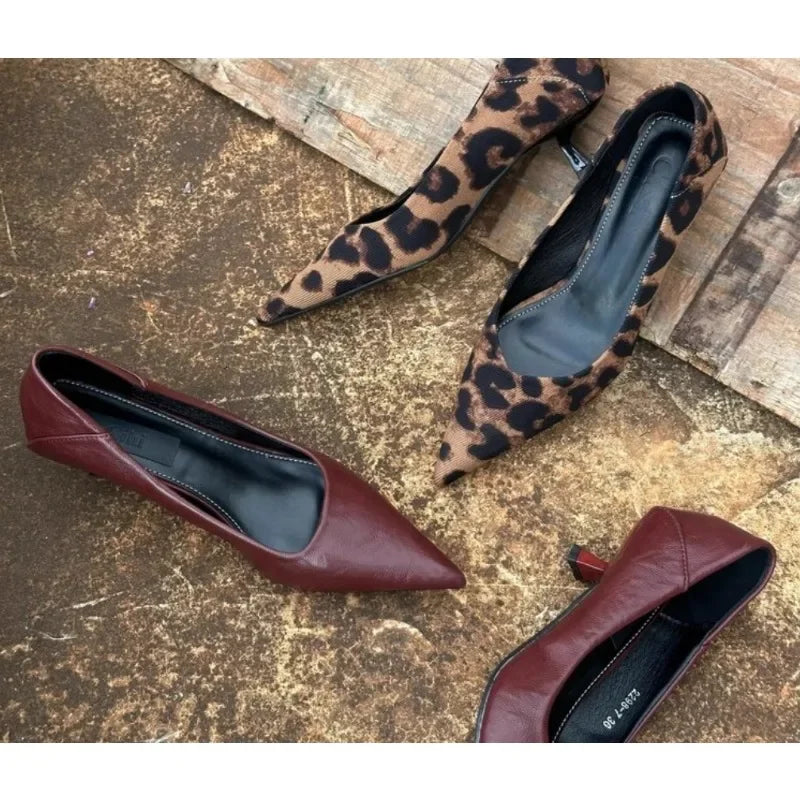 Manufacturer Women Sexy High Heels Burgundy Nude Pumps  Stripper Stiletto Heels Glossy Leather Wedding Bridal Quality Red Shoes   Pumps