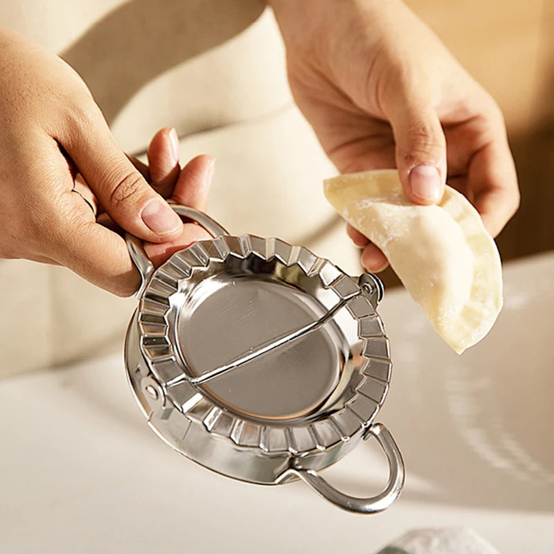 Manufacturer   Dumpling Maker Stainless Steel Dumpling Mold Empanadas Ravioli Maker Metal Dumplings Press Gyoza Mould Gadgets Kitchen Utensils   kitchen gadgets
