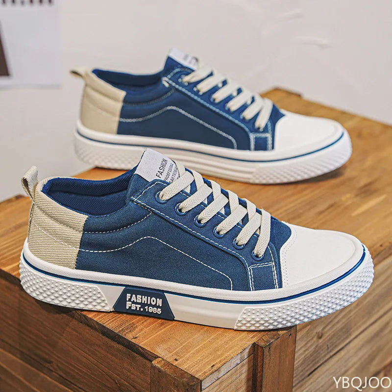 Manufacturer   Lightweight breathable Men Shoes New Canvas Shoes Comfortable Plus Size Wear Resistant Fashionable Men Casual Sneakers    Sneakers