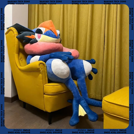 150cm Pokemon Plush Toys Greninja Dolls Greninja Plush Figurine Soft Plushie Doll Model Statue Collect Toy Kids Christmas Gifts