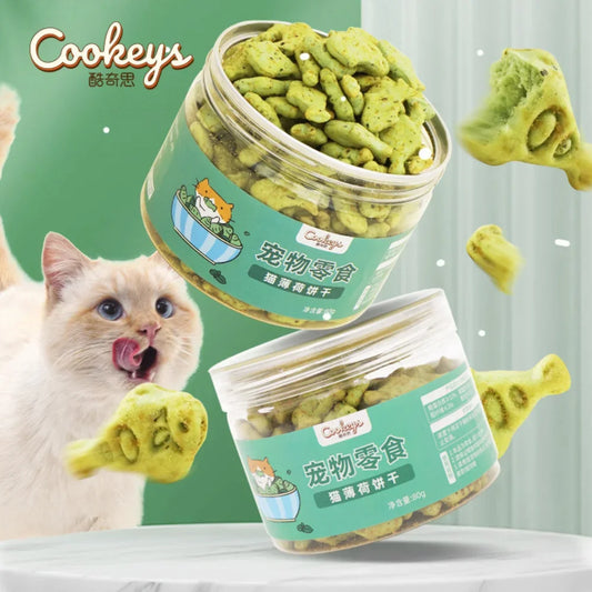 Cat Mint Biscuit Cat Eating Snack Pet Molar Nutrition Fattening Kitten Snack Adult Cat Reward cat food