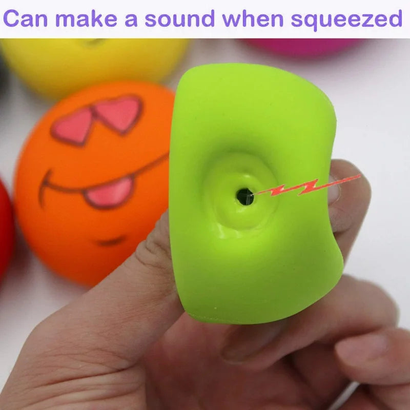 Guaranteed to bring joy and have their tails wagging happily, these high-quality, lively, and engaging squeaky balls for pets ar  dog toy