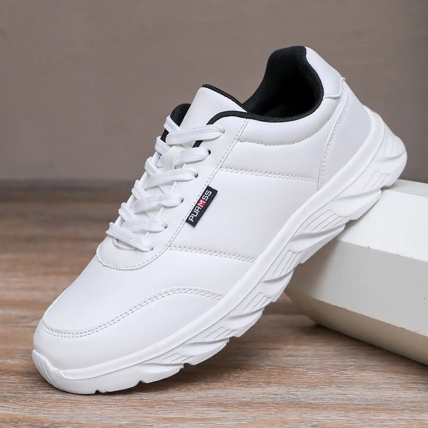 Manufacturer   New Men's Sneakers Fashion Leather Men's Casual Shoes Outdoor Jogging Training Shoes High-Quality Comfortable Men's Shoes    Sneakers