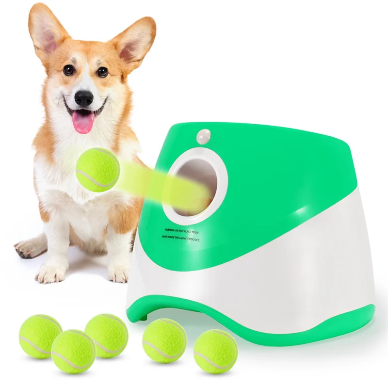 ABBP-Dog Tennis Ball Launcher Dogs Chase Automatic Toys Automatic Fun Interactive Machine Fun Interactive Catapult Throw  dog toy