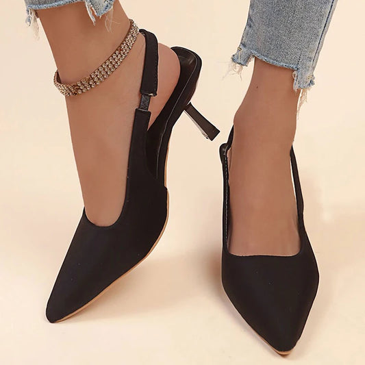 Manufacturer   New Autumn Women's Shoes Fashion Women's Pumps Pointed Toe High Heels Shallow Women's Sandals Shoes for Women Zapatos Mujer   Pumps