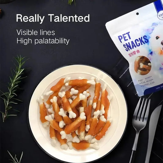 Pet Biscuits Delicious Dog Snacks Milk Chicken Calcium Food Bone Snacks Teething Food Teeth Cleaning Training Reward S ticks dog food