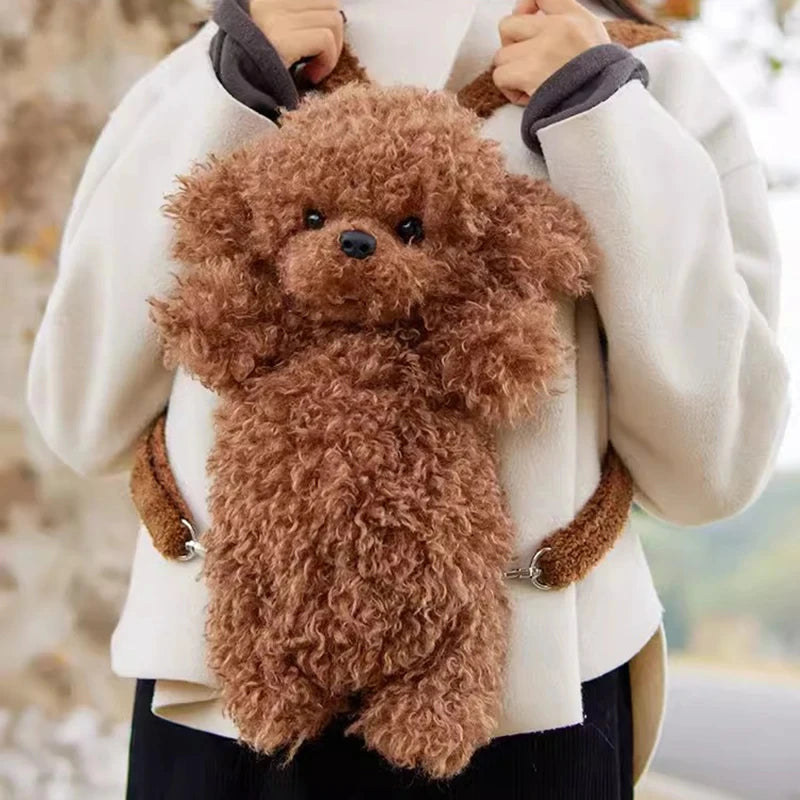 Pure Handmade Simulation Plush Cat Backpack Trendy And Cute Doll Cat Shoulder Bag For Women Exquisite Birthday Gifts For Girl CAT BAG