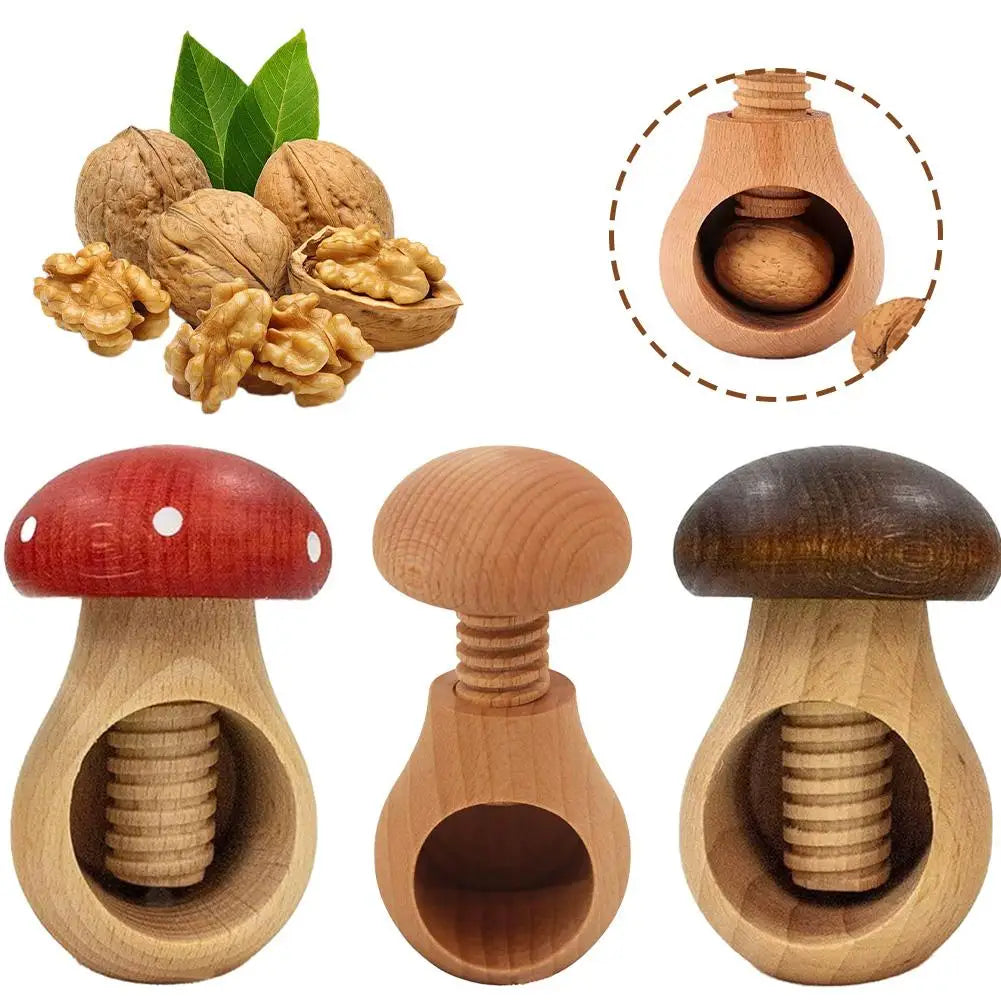 Manufacturer    Nutcracker Mushroom Shaped New   for Home Kitchen Walnut Hazel Nut Clip Cracker Pecan Hazelnut Crack Tools ﻿     Kitchen gadgets
