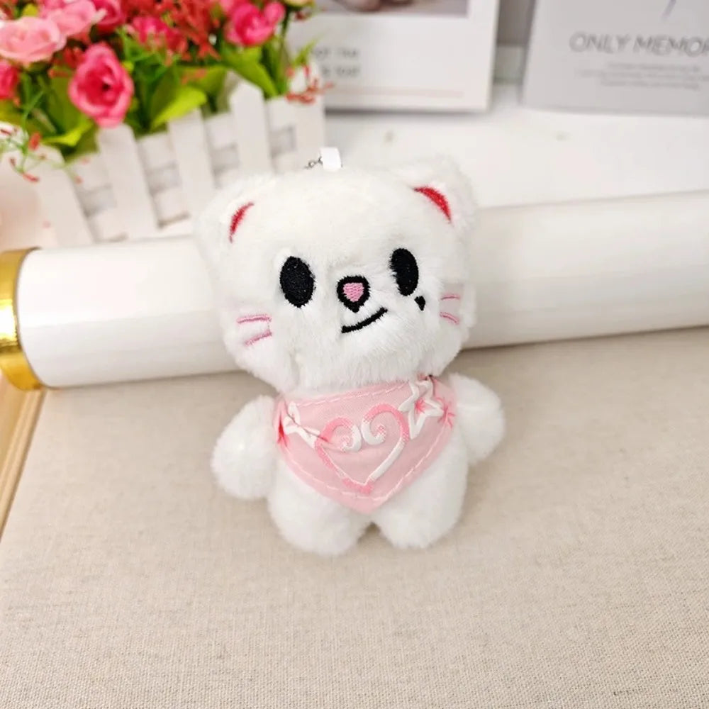New KPOP Skzoo Plush Keychain Korean Ide Pendant Toy Keychain Fan Collection Giftsol Felix HyunJin Jisung Plush Cartoon