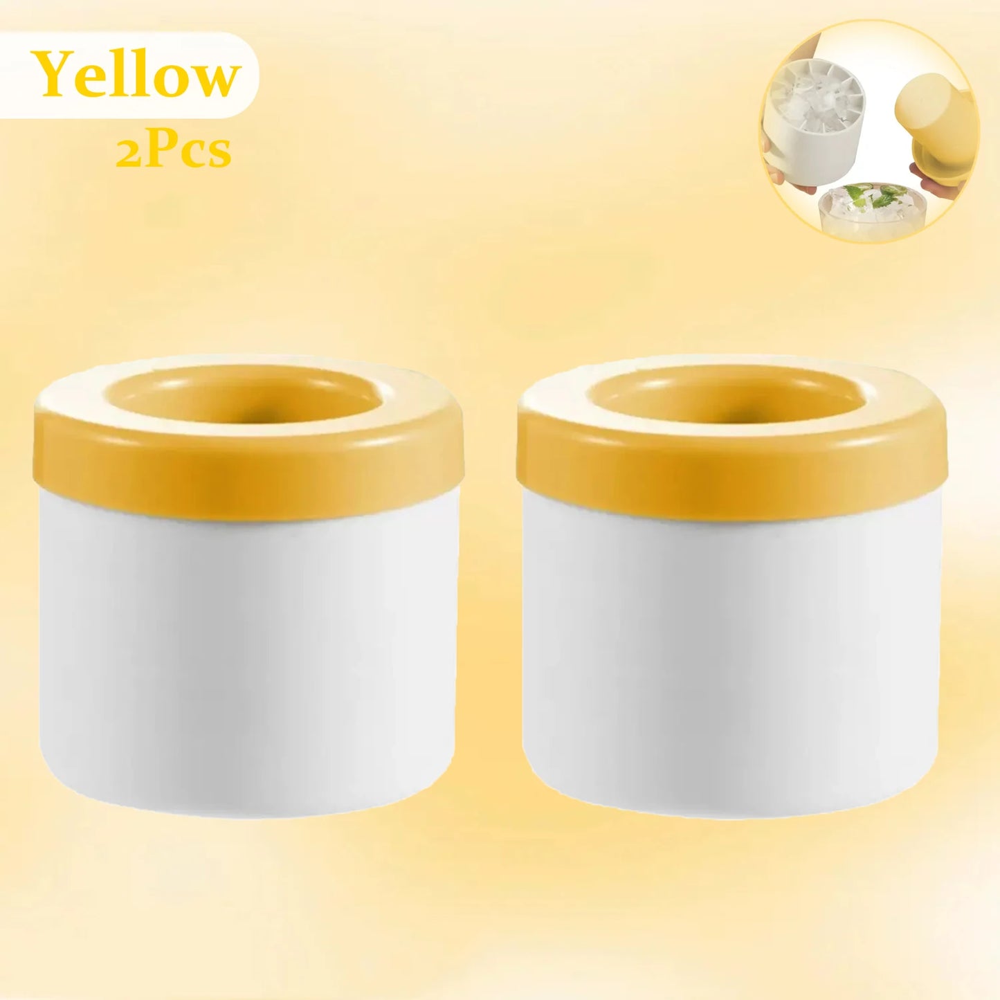 manufacturer  Food grade silicone cylindrical ice tray ice making mold for household kneading, ice storage box, ice cup, quick freezing (small   Kitchen gadgets