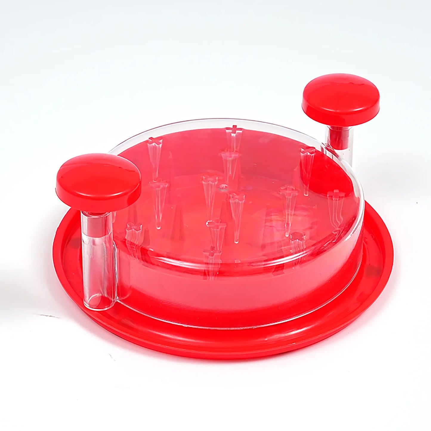 Manufacturer   Chicken Shredder with Transparent Cover Hand Shred Machine Torn Chicken Anti-Slip Base for Chopping Chicken, Beef, Vegetables   kitchen gadgets