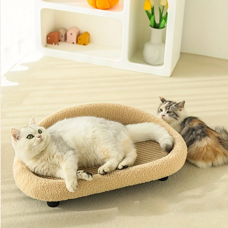 Cat Scratching Board, Cat Sofa, Cat Nest Integration, Sisal Non-dandruff, Scratch-resistant Cat Grinding Claws  cat  toy
