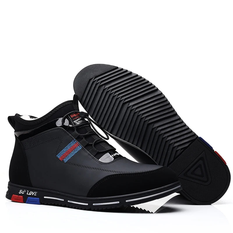 Manufacturer   New Lightweight Winter Flexible Mens Casual Shoes Stable and Balanced Support Sports Shoes Street Anti Slip Walking Shoes    Sneakers