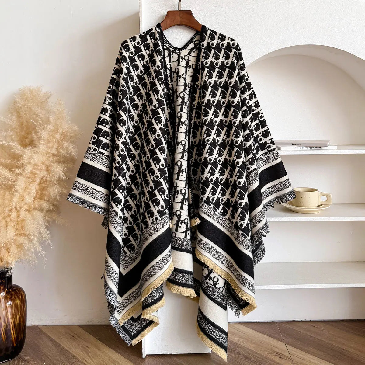 Luxury Kerchief Imitation Cashmere Scarf Women Design Warm Pashmina Blanket Scarves Female Shawl Wraps Thick Foulard Bufand
