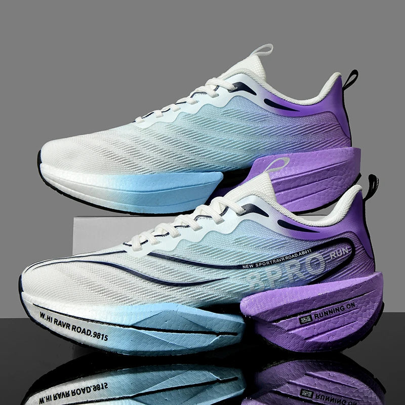 Manufacturer   New Men's Carbon Plate Sneakers Outdoor Soft Sole Mesh Sports Shoes Running Shoes Light Anti-Slip Casual Couple Tennis Shoes    Sneakers