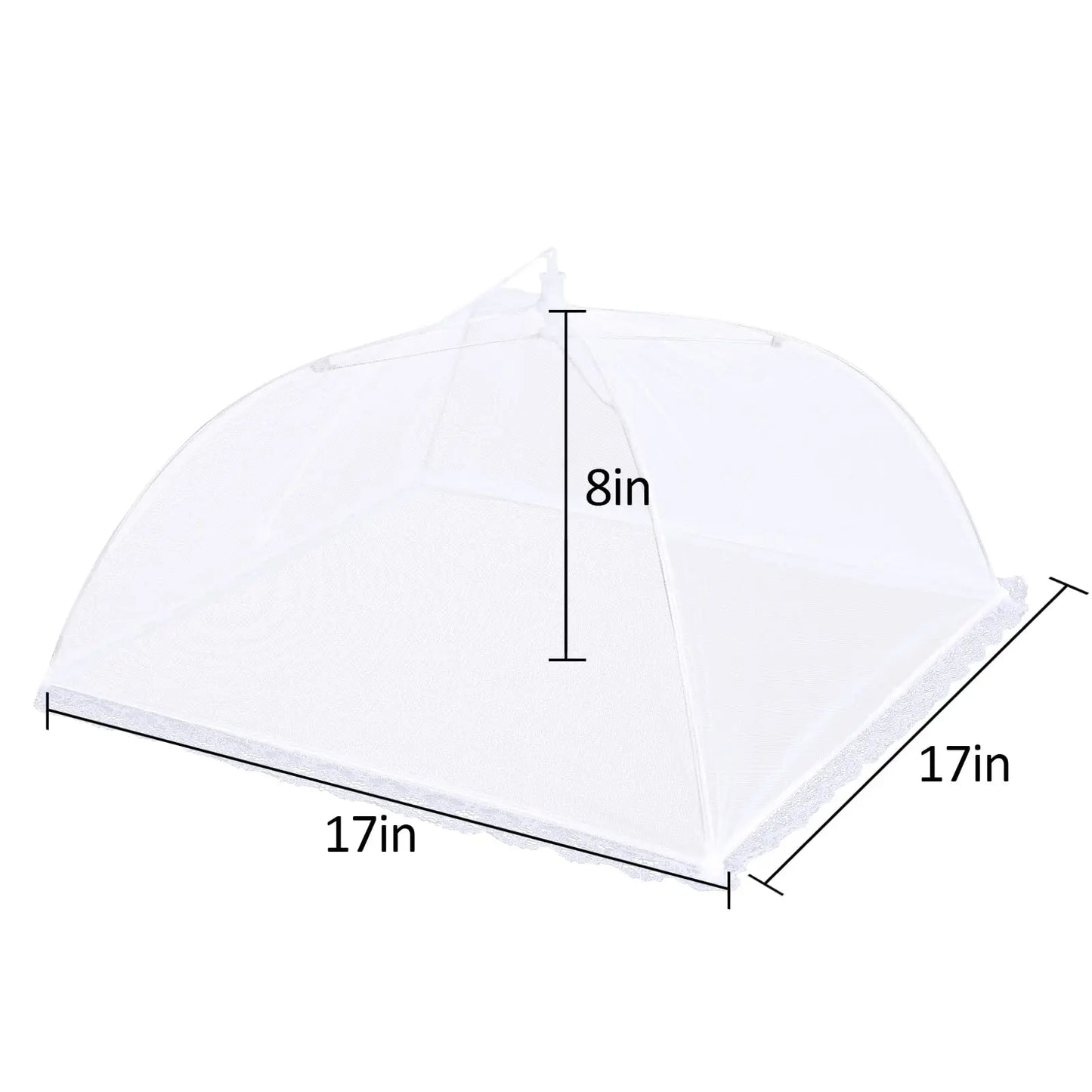 Manufacturer   Picnic Food Covers for Outside Mesh: 3/6/12 Packs 17 Inch Pop Up Fine Fly Net for Fruit - Collapsible Screen Umbrella Food Tent   kitchen gadgets