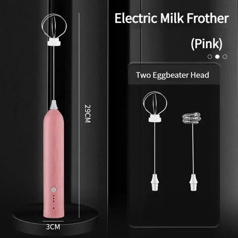 manufacturer  1 PCS Electric Milk Frother Portable Egg Beater USB Rechargeable Handheld Coffee Blender Milk Shaker Mixer Foamer Food Blender   Kitchen gadgets